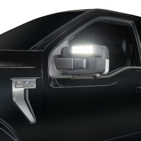 2021-2026 Ford F150 & Raptor LED Off-Road Side Mirror Ditch Lights - AutoLEDTech.com