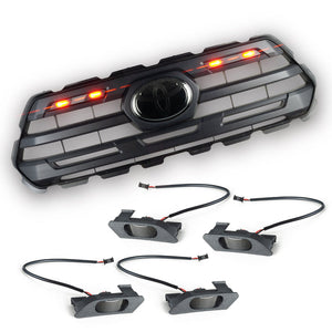 2016-2023 Toyota Tacoma LED Grill Accent Lights Kit - Pre-Runner Style