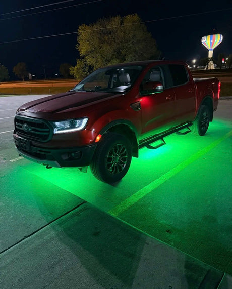 Magnetic Frame Mount RGBW LED Light Bar Strips - AutoLEDTech.com
