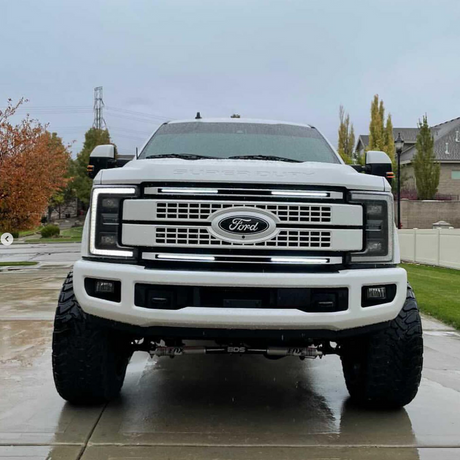 6"-22" V2 ANIMATED SWITCHBACK White/Amber LED DRL Grill Accent Lights Bar Kit - AutoLEDTech.com