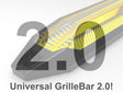 6"-22" V2 ANIMATED SWITCHBACK White/Amber LED DRL Grill Accent Lights Bar Kit - AutoLEDTech.com