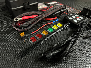 6 Gang Switch Control Panel 12V Relay System - AutoLEDTech.com