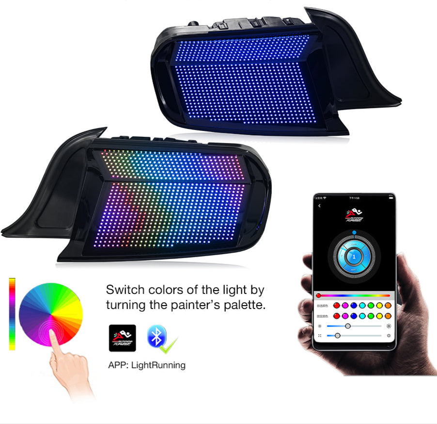 15-23 Ford Mustang RGB Flow LED Matrix Tail Lights