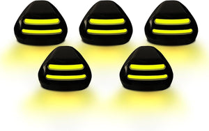 1999-2016 Ford F250 Super Duty Clear Smoked White Amber LED Roof Cab Lights