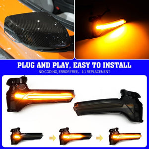 2020+ Chevy C8 Corvette Sequential Switchback LED DRL Grill Accent Bumper Lights