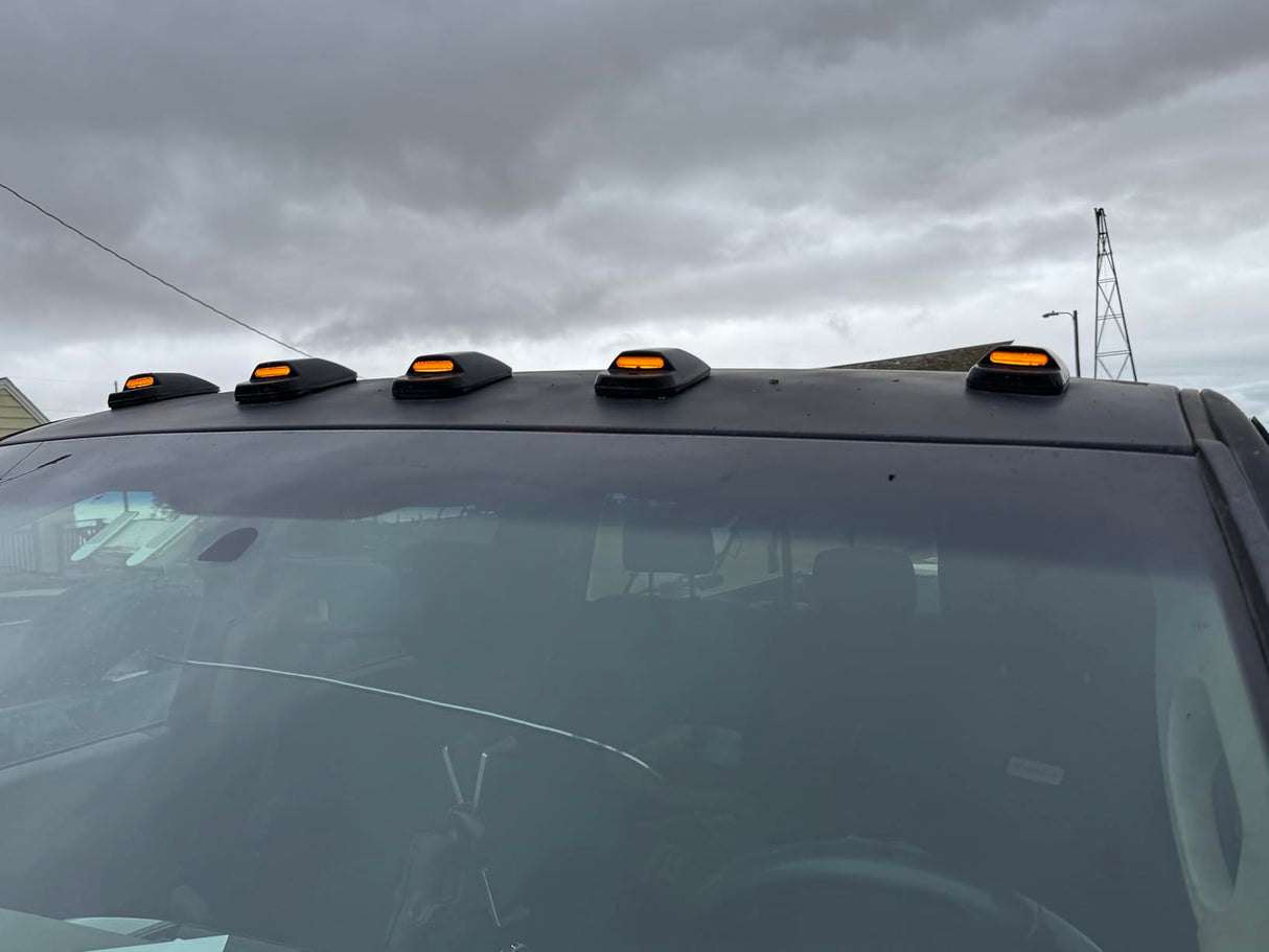 2003-2018 Dodge Ram HD Smoked White Amber Slim-Line LED Roof Cab Lights