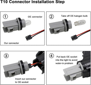 2003-2018 Dodge Ram HD Smoked Clear White Amber LED Roof Cab Lights