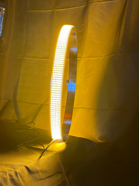 White/Amber Scanning Switchback LED Wheel Ring Lights Kit - AutoLEDTech.com