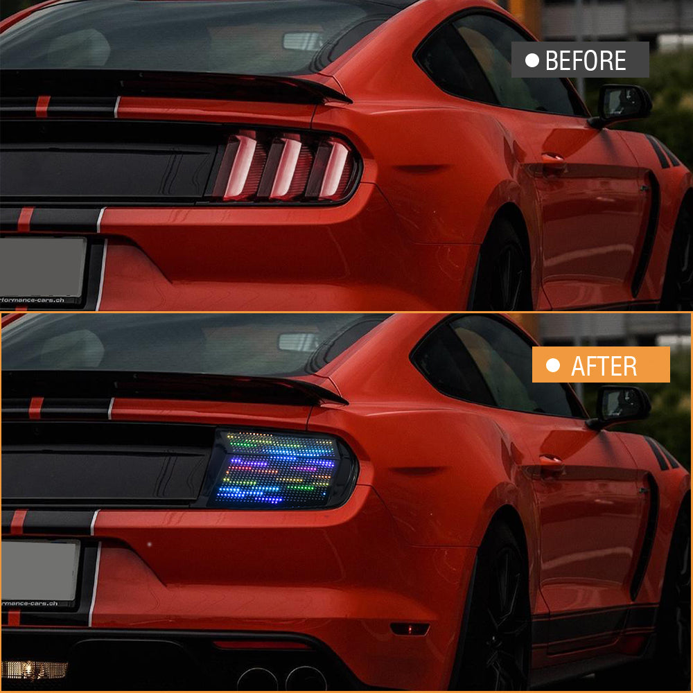 15-23 Ford Mustang RGB Flow LED Matrix Tail Lights