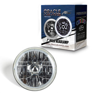 ORACLE 7 inch sealed beam headlight with pre-installed SMD halo