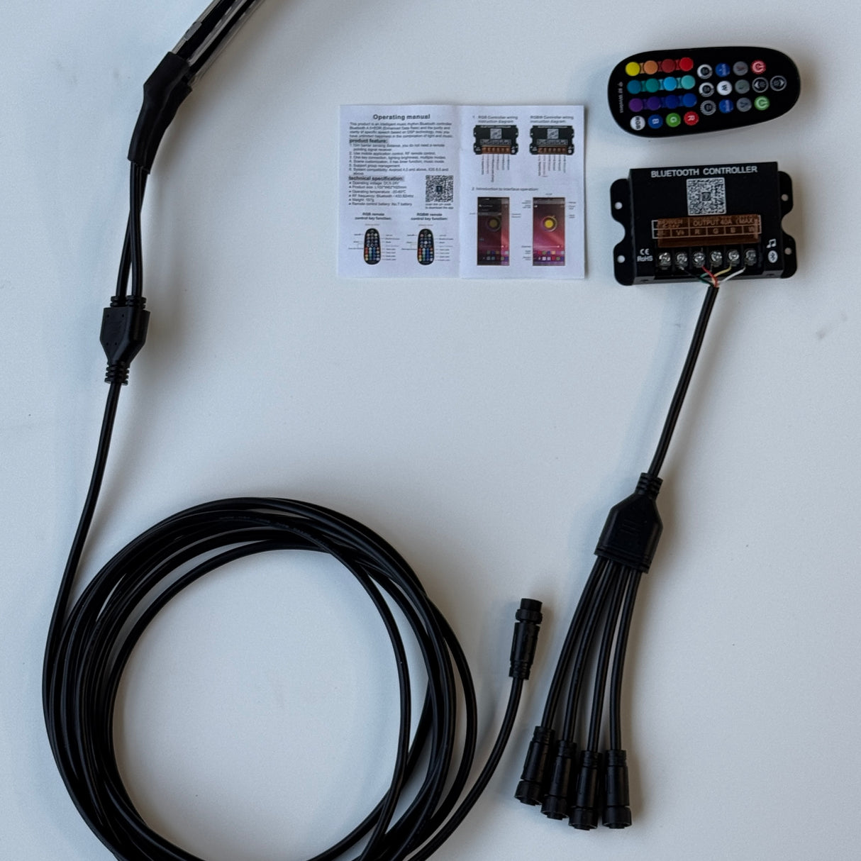 White or RGBW LED Fender Well Arch Lights Kit