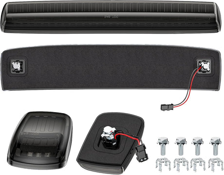 2014-2019 GMC Chevy Sierra Silverado HD Smoked Switchback LED Mirror Lights - AutoLEDTech.com