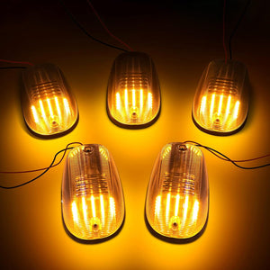 2003-2018 Dodge Ram HD Smoked Clear White Amber LED Roof Cab Lights