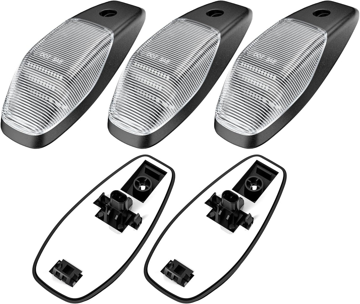 2019-2026 Ram HD Clear Smoked White Amber LED Roof Cab Lights