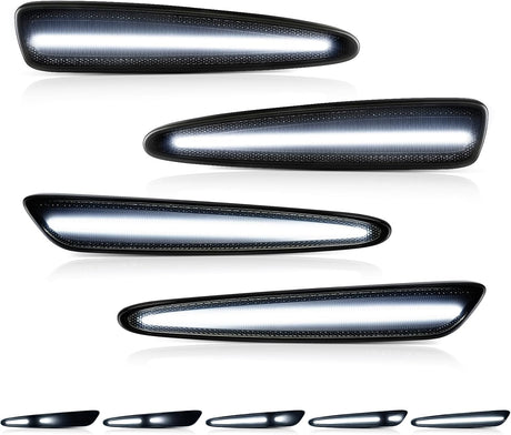 2005-2013 Chevrolet C6 Corvette Clear or Smoked LED Sidemarker Lights - AutoLEDTech.com