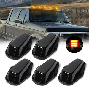 1984-1998 Ford F250 Super Duty Clear Smoked White Amber LED Roof Cab Lights