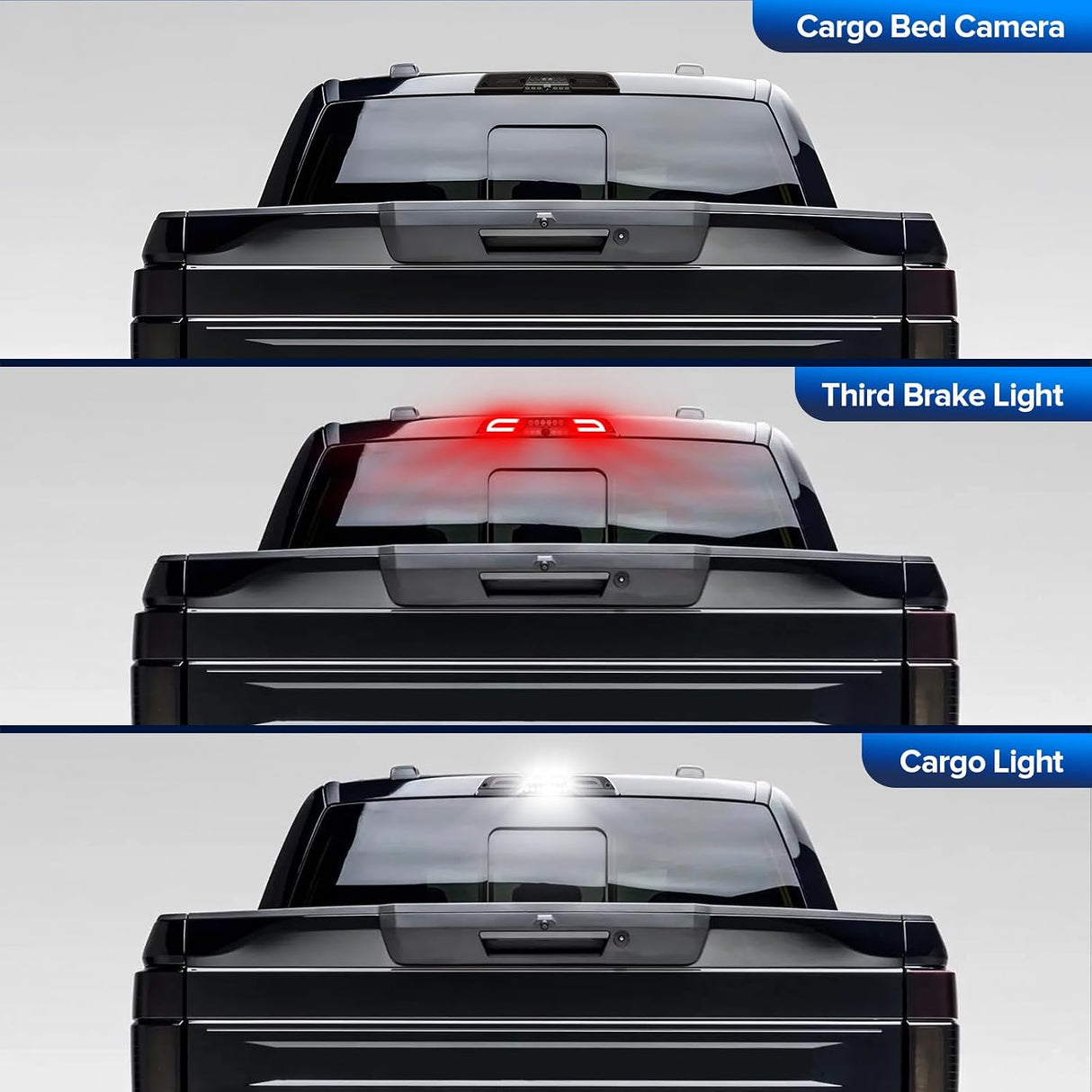 2015-2027+ Ford F150/Super Duty Smoked LED 3rd Brake Light - AutoLEDTech.com