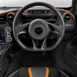 Mclaren 720S 765LT Custom Carbon Fiber Steering Wheel
