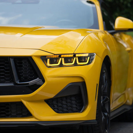 2024-2026+ Ford Mustang S650 RGB Flow Series LED DRL Headlights (old) - AutoLEDTech.com