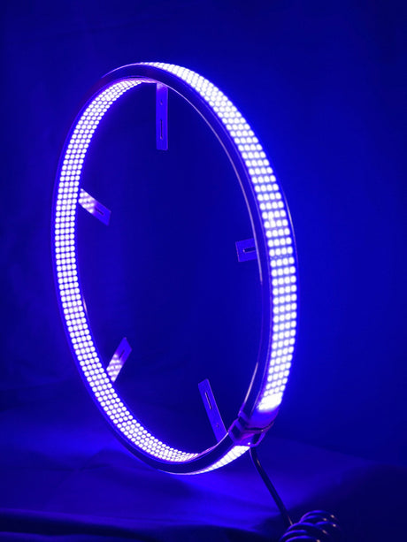 8 Row RGBW LED Color-Changing Wheel Ring Lights Kit - AutoLEDTech.com