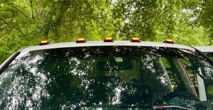 2003-2018 Dodge Ram HD Smoked White Amber Slim-Line LED Roof Cab Lights