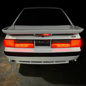 1987-1993 Mustang LX ORACLE LED tail lights rear view