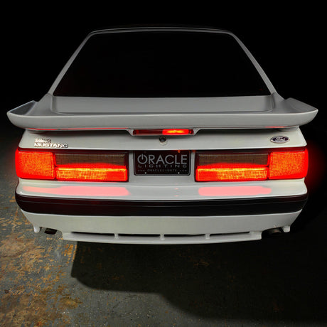 1987-1993 Mustang LX ORACLE LED tail lights rear view