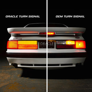 1987-1993 Mustang LX LED tail light conversion illuminated