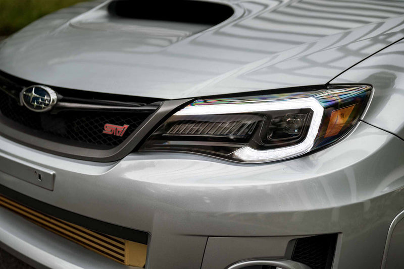 2008-2014 Subaru Impreza WRX & STI LED DRL Projector Replacement Headlights