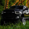 6"-22" Universal ANIMATED SEQUENTIAL SWITCHBACK White/Amber LED DRL Grill Accent Lights Bar Kit