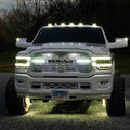 6"-22" Universal ANIMATED SEQUENTIAL SWITCHBACK White/Amber LED DRL Grill Accent Lights Bar Kit