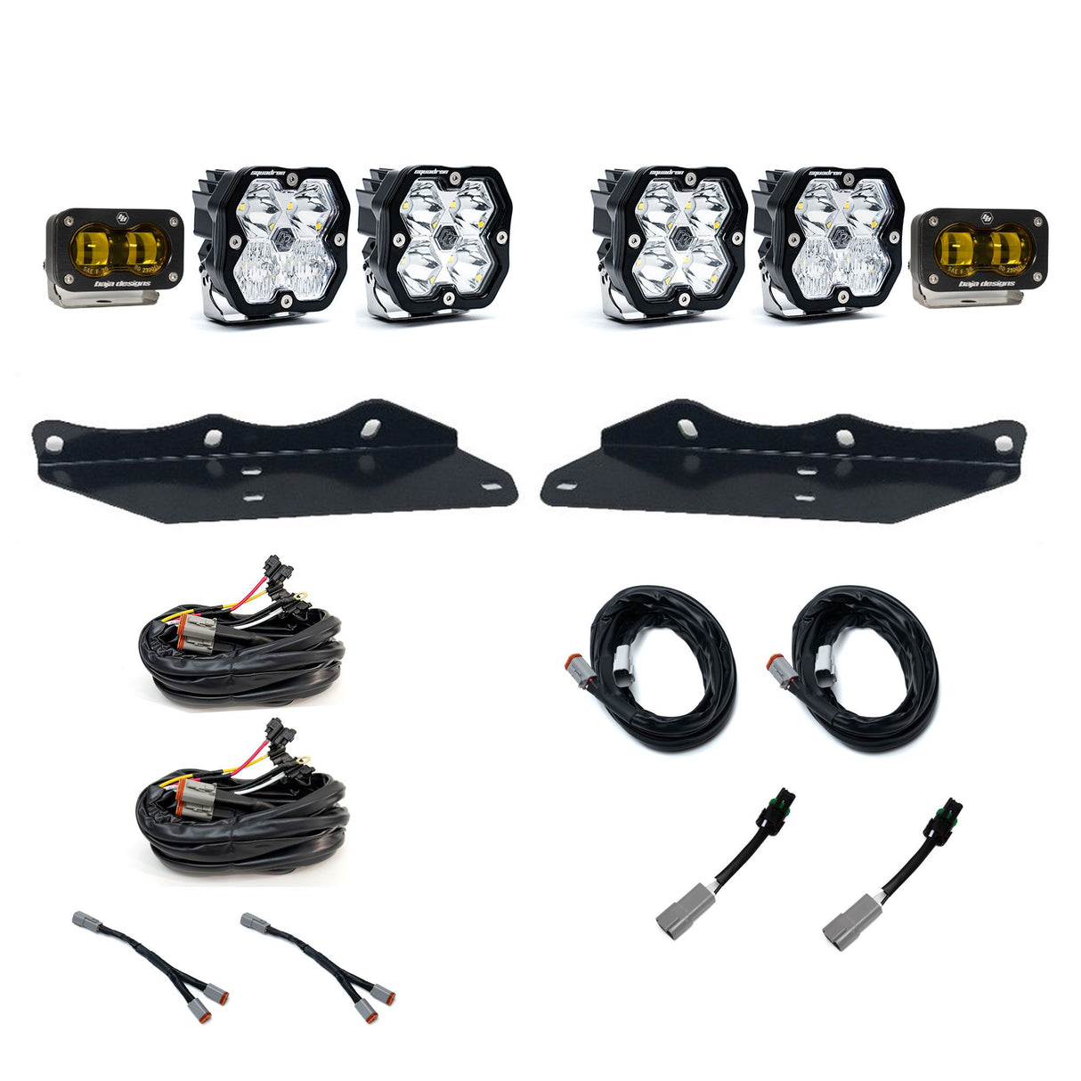 2017-2020 Ford Raptor Baja Designs Squadron 2.0/S2 Fog Light Kit - AutoLEDTech.com