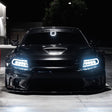 2015-2023 Dodge Charger Alpharex Nova LED Projector Headlights (Alpha Black) - AutoLEDTech.com