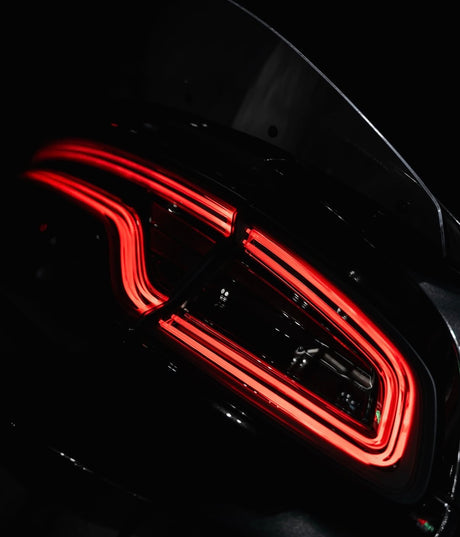 2015-2023 Dodge Charger Alpharex Nova LED Projector Headlights (Alpha Black) - AutoLEDTech.com