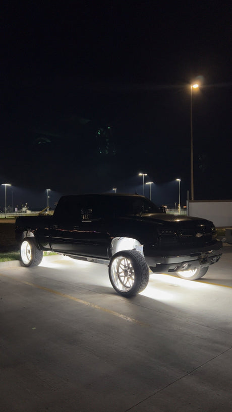 20 Row Pure White Extreme LED Wheel Lights Kit - AutoLEDTech.com