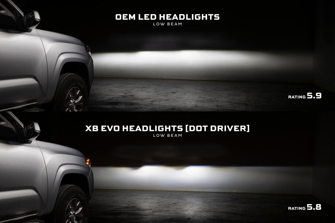 2016-2023 Toyota Tacoma XB EVO LED DRL Headlights