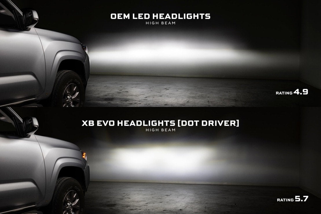 2016-2023 Toyota Tacoma XB EVO LED DRL Headlights