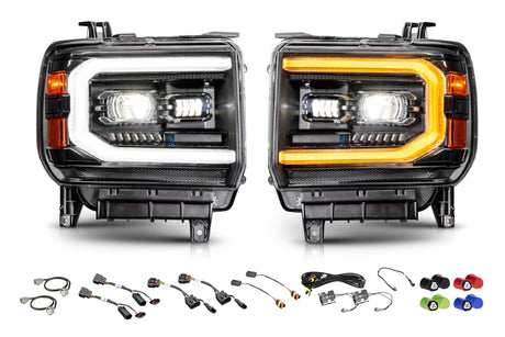 15-19 GMC Sierra 2500HD Morimoto XB Evo LED Headlights - AutoLEDTech.com