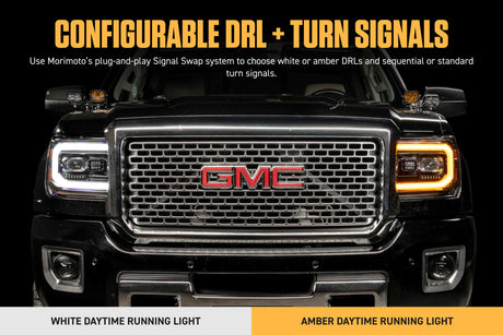 15-19 GMC Sierra 2500HD Morimoto XB Evo LED Headlights - AutoLEDTech.com