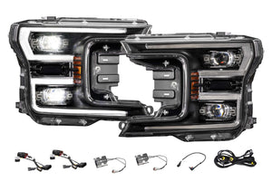 2018-2020 Ford F-150 XB EVO Hybrid LED Projector Headlights - AutoLEDTech.com
