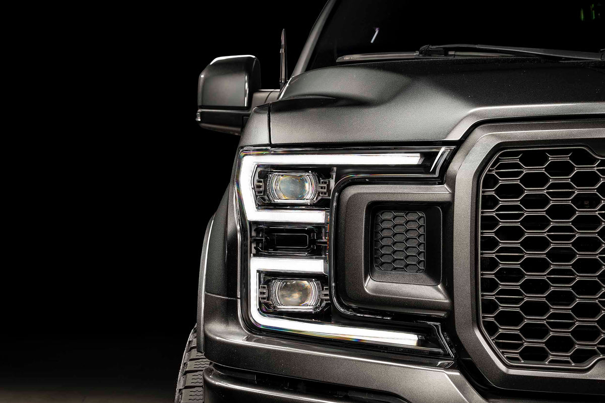 2018-2020 Ford F-150 XB EVO Hybrid LED Projector Headlights - AutoLEDTech.com