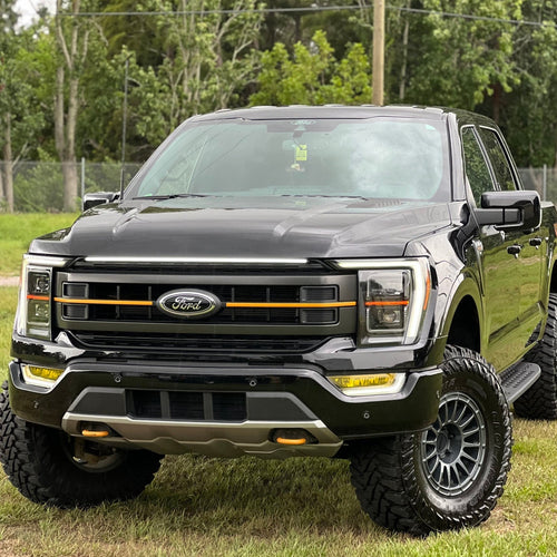 2021-2023 Ford F150 LED Grill Accent Lights Kit | Lariat Tremor