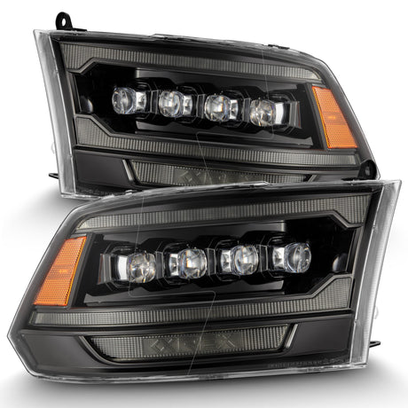 09-18 Ram Truck (MK II 5th Gen 2500 Style) NOVA-Series LED Projector Headlights Alpha-Black - AutoLEDTech.com