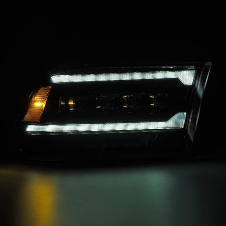 09-18 Ram Truck (MK II 5th Gen 2500 Style) NOVA-Series LED Projector Headlights Alpha-Black - AutoLEDTech.com