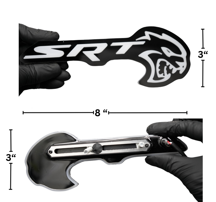 2015+ SRT Hellcat RGBW Flow Series LED Badge Emblem Logo