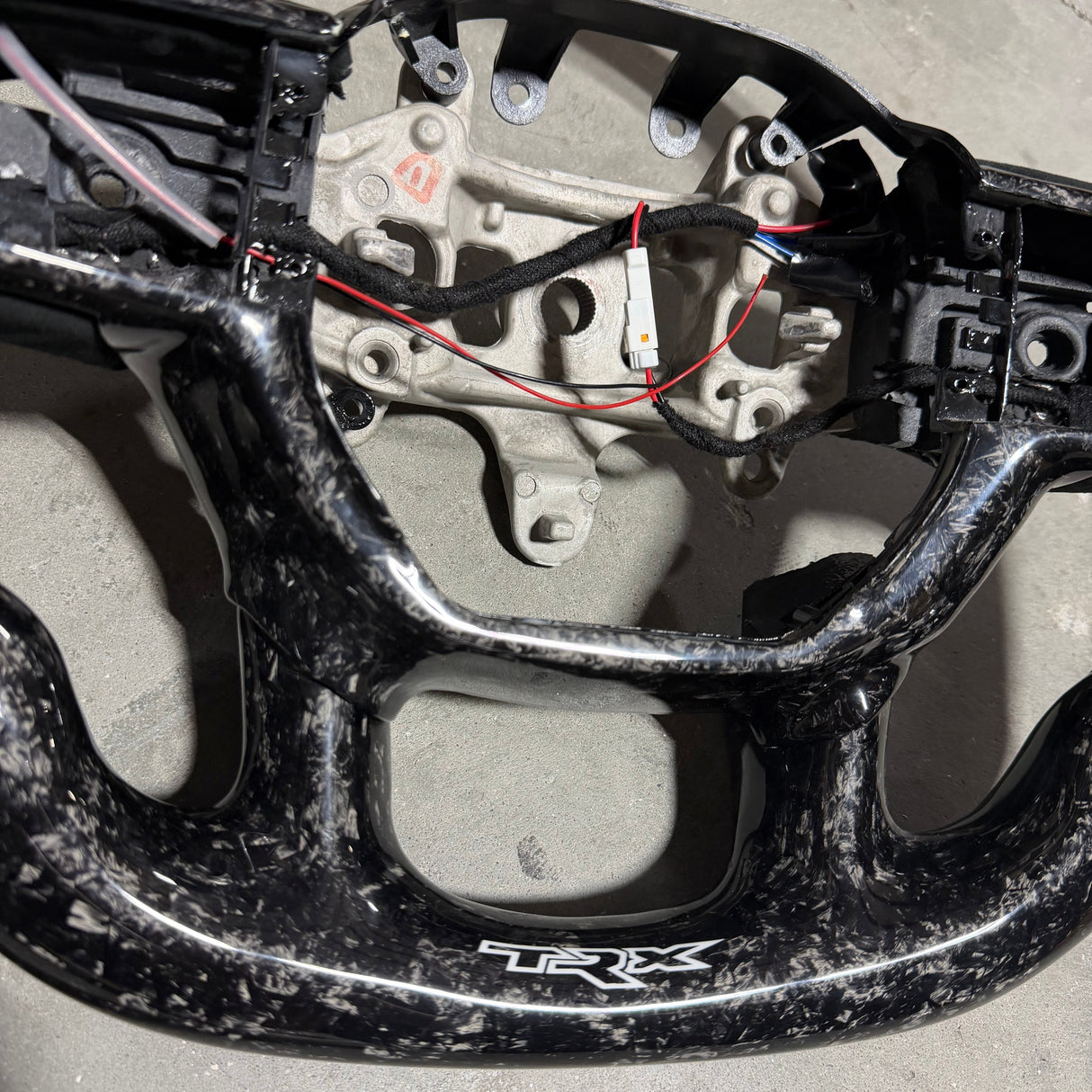2021-2026+ Ram TRX 1500 Custom Carbon Fiber Steering Wheel - IN STOCK - AutoLEDTech.com