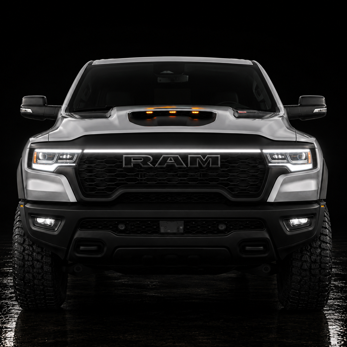 2021-2027 Ram TRX RHO LED Grill Accent Lights Bar Kit - AutoLEDTech.com