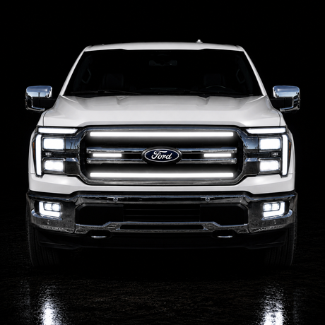 2024-2027+ Ford F150 LED Grill Accent Lights Bars Kit - AutoLEDTech.com