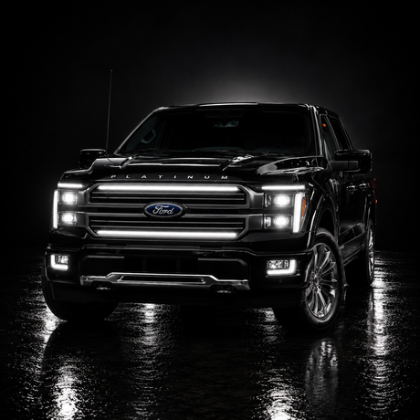 2024-2027+ Ford F150 LED Grill Accent Lights Bars Kit - AutoLEDTech.com