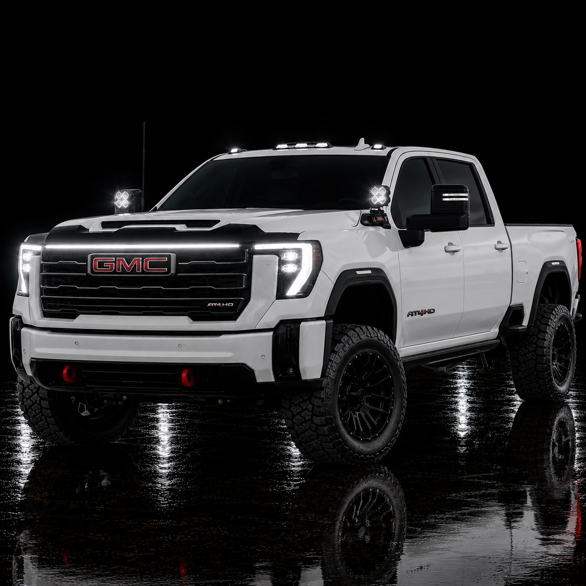 2024-2027+ GMC Sierra HD 2500 LED Grill Accent Light Bar Kit - AutoLEDTech.com